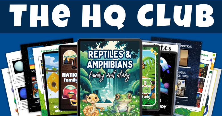 HQ Club Printable Sampler Unit Study Sign-Up HQ Club Printable Sampler Unit Study Sign-Up
